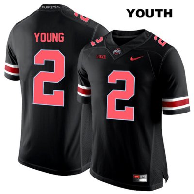 Youth NCAA Ohio State Buckeyes Chase Young #2 College Stitched Authentic Nike Red Number Black Football Jersey PR20O60TX